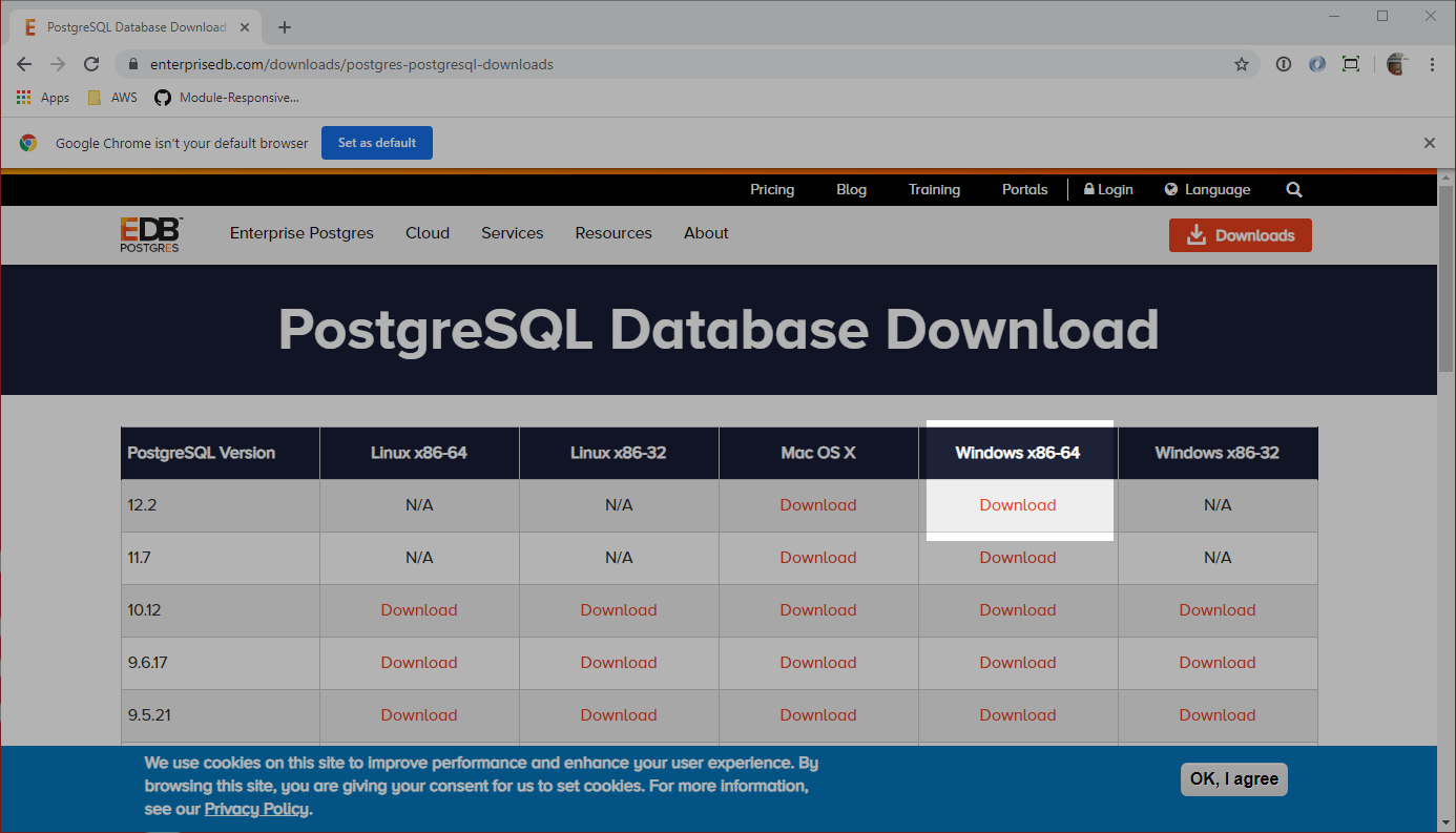 Download PostgreSQL